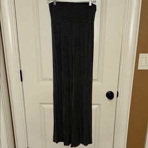 Casual Gray Wide Leg Pants